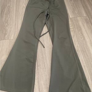 Stylish Flared Pants in Olive Green